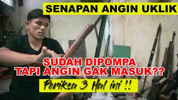 Cara Mengatasi Senapan Angin Sharp Yang Tidak Menyimpan Angin Ketika di Pompa