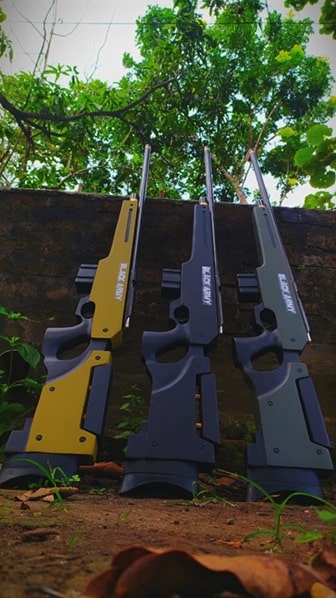 Jenis Senapan angin PCP Ruger Black Army-min