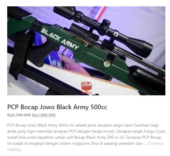 PCP Bocap Jowo Black Army