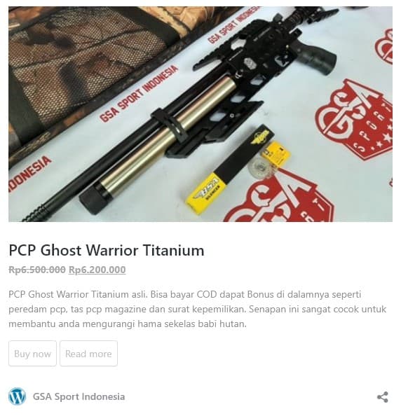 PCP Ghost Warrior Titanium