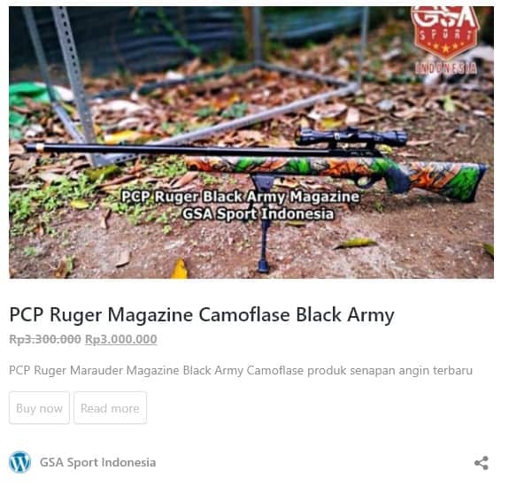 PCP Ruger Magazine Camoflase Black Army