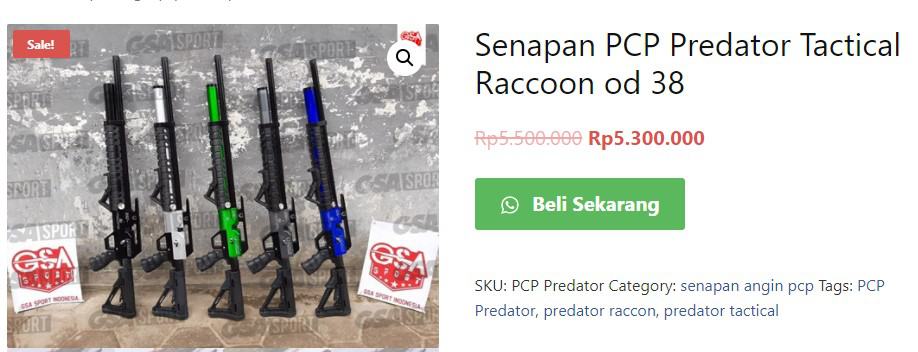 Predator Raccon Od 38