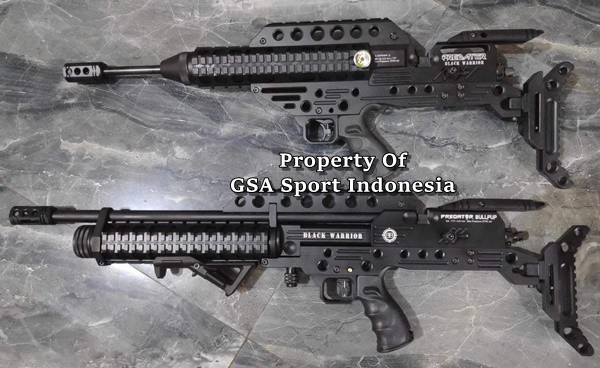 Senapan Angin PCP Bullpup Black Warrior
