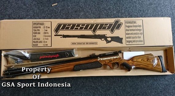 Senapan Gejluk Pasopati Double Power Coklat Laminated Manometer 25/60