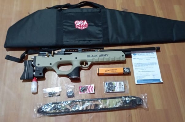 PCP Bullpup Black Army - charli