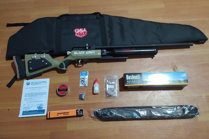Senapan PCP Black Army Bocap 360 cc