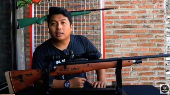 Tes Power Senapan PCP Ruger Black Army Buffalo Single Shoot Big Game
