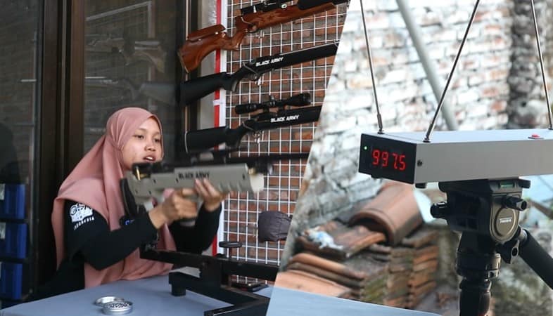 Uji Power FPS - Senapan PCP Bullpup Black Army