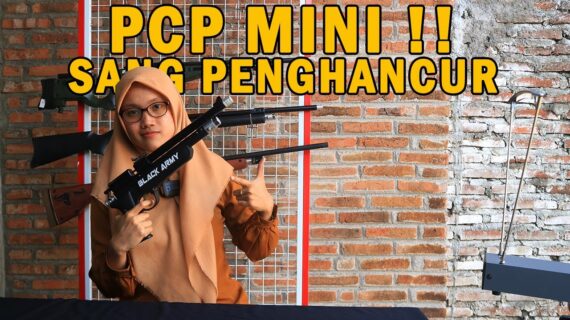 Uji Test Power FPS Senapan Angin PCP Mini Pistol Black Army