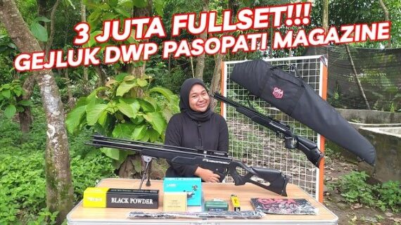 Senapan Angin Gejluk DWP Pasopati Gamo Magazine 25/60 Paket Fullset Hanya 3 Juta! Hemat dan Komplit