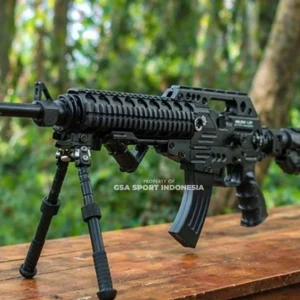 Senapan PCP Predator LDT Black Warrior Popor Lipat